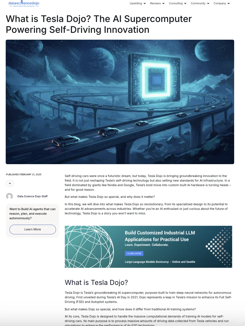 特斯拉Dojo 2曝光!AI造机器人要成真了