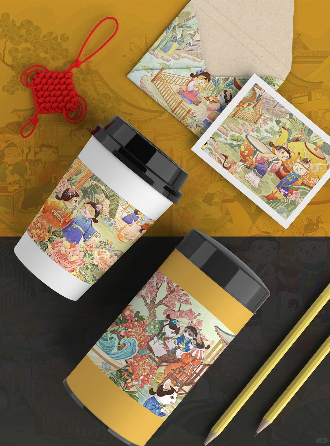 ?茶文化X红楼梦|长卷国潮风插