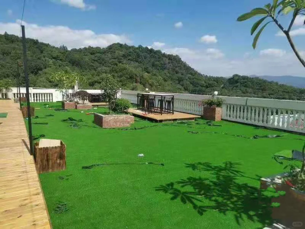 人造人工仿真塑料假草坪地毯健身房装饰草皮