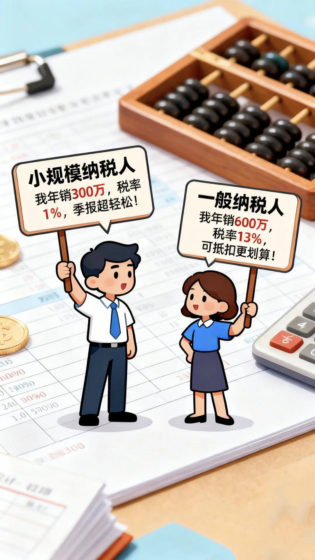 别再搞混了!小规模和一般纳税人的核心区别