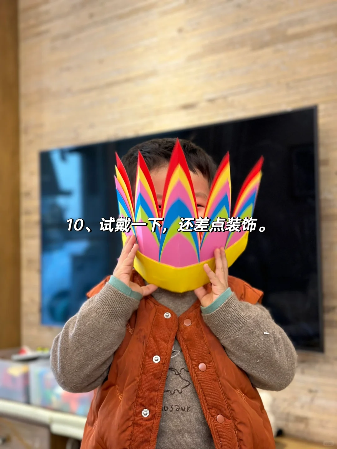 幼儿园手工｜手工帽：印第安勇士帽