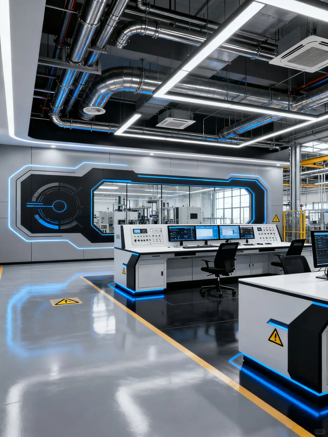 工厂/厂房/车间装修设计案例-梦启装饰设计