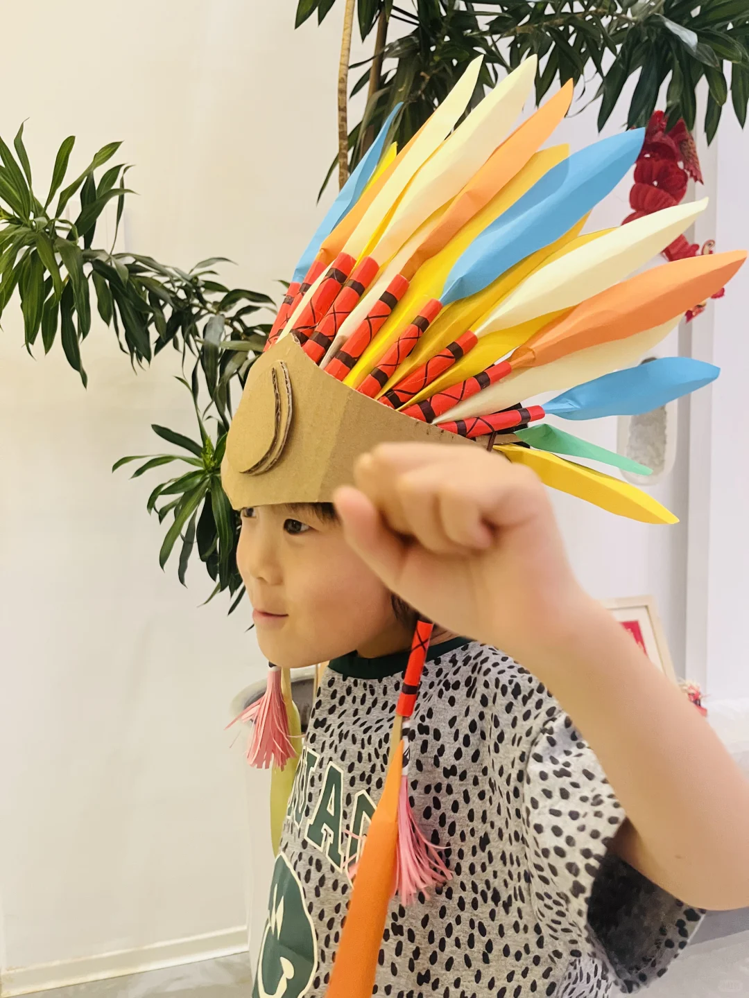 印第安头饰，有纸就能做！