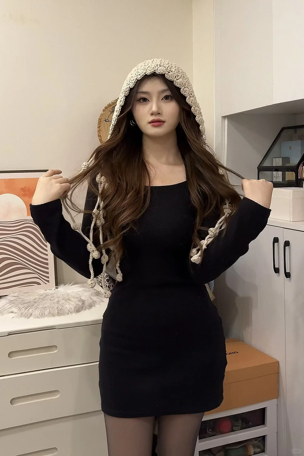 ?钩织日常|超显脸小的水母帽【附图解】