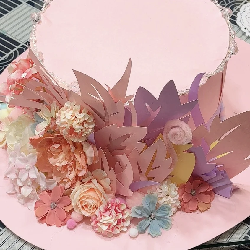 做完太美啦！手工帽子