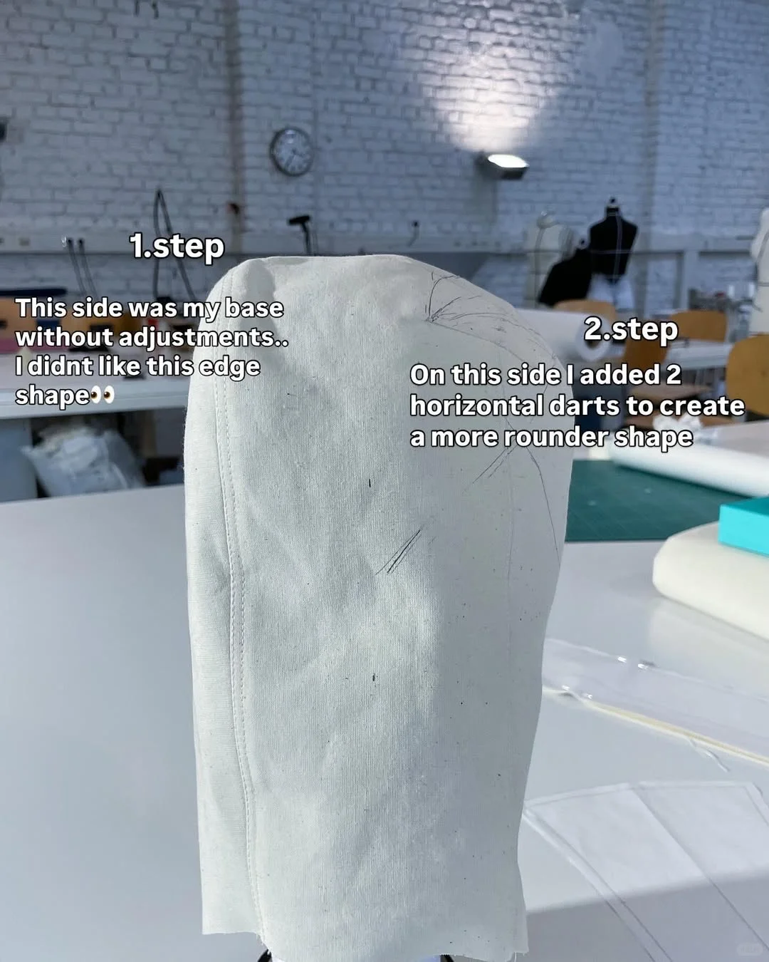 服装制版解析｜风帽制作