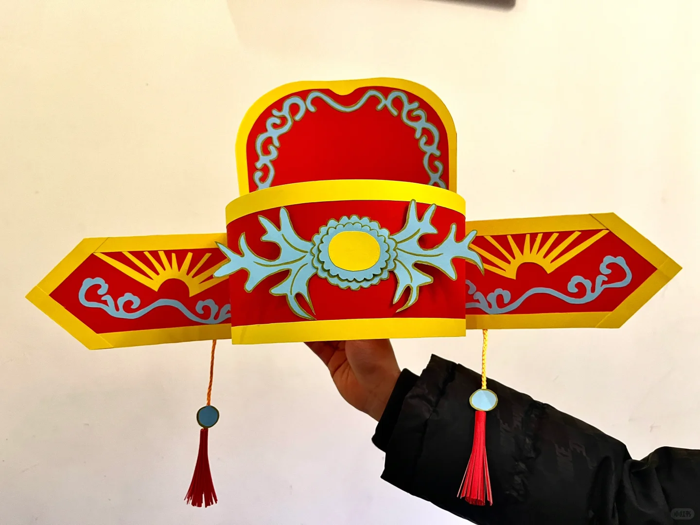 状元帽手工帽拼音闯关帽