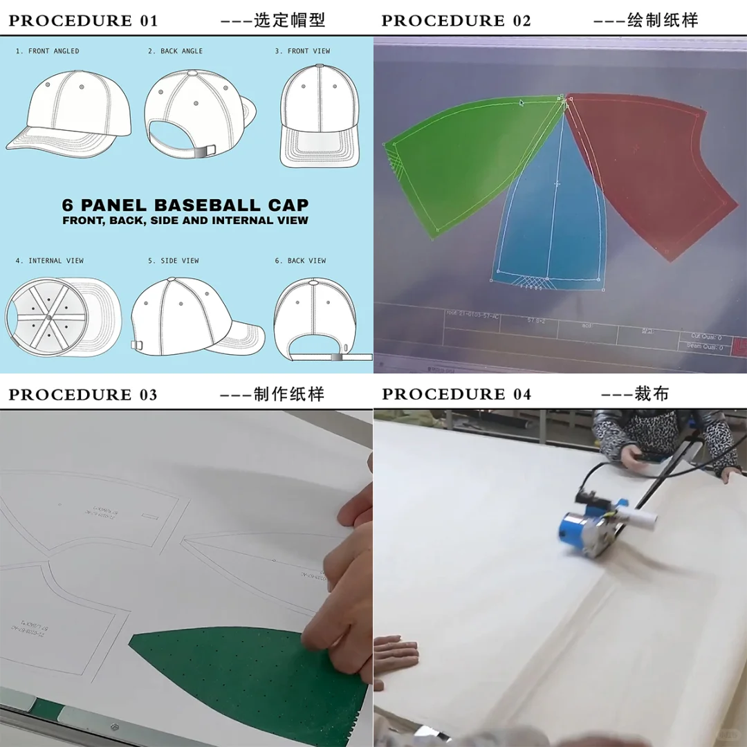 一分钟了解“帽子制作流程”