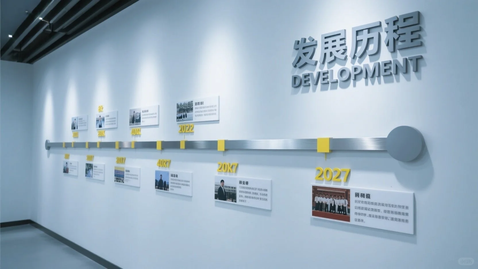 发展历程文化墙，不一样的才叫实力