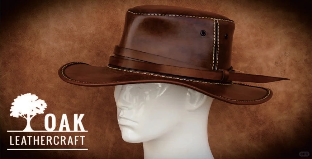 牛仔帽-皮圈圈皮具设计、含图纸