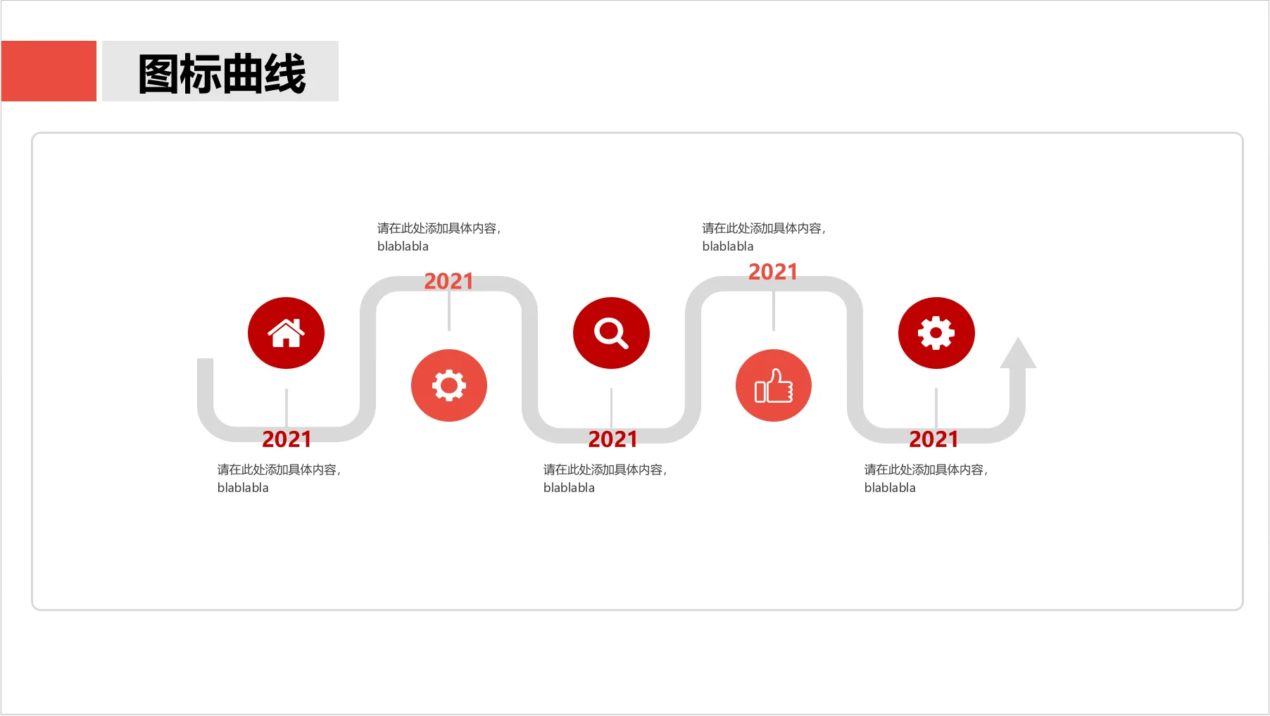 ppt 素材 项目汇报通用时间轴历程