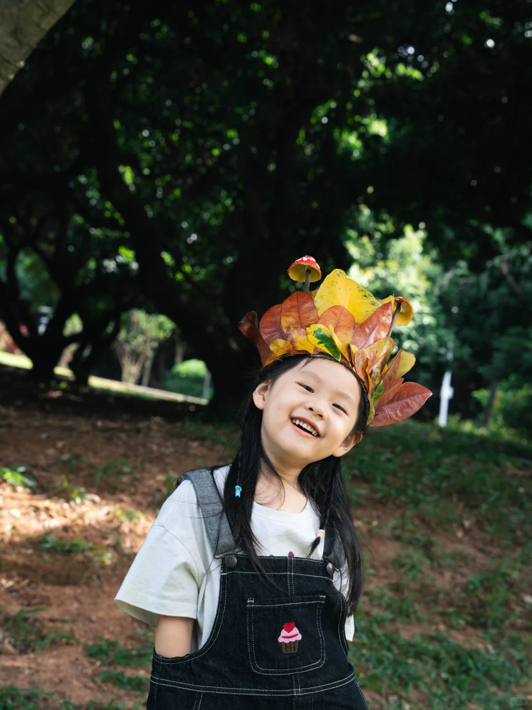 自然美育|超简单秋天创意树叶帽子?教程