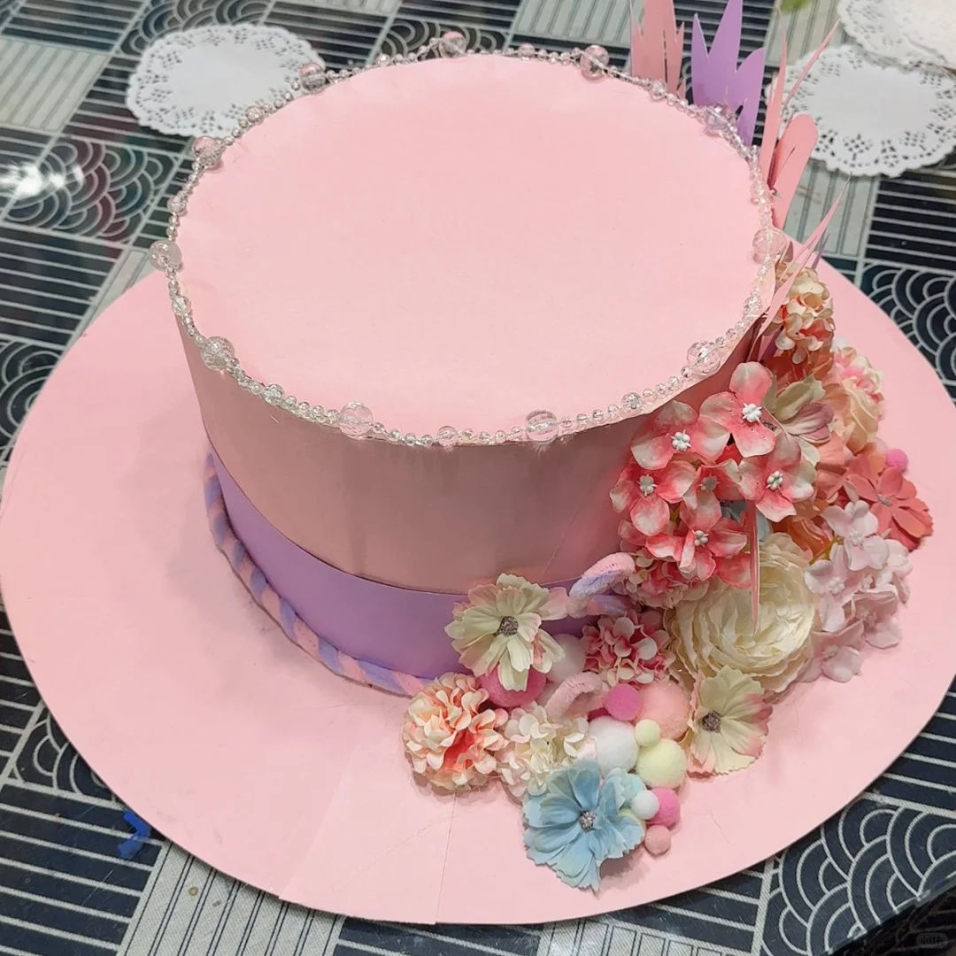 做完太美啦！手工帽子