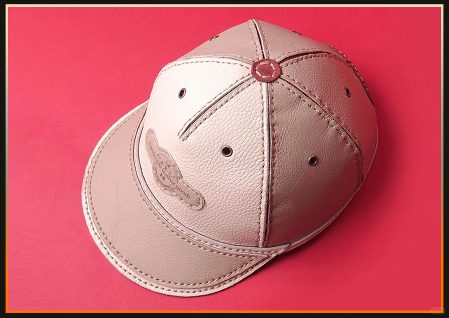 皮具版型图纸，帽子