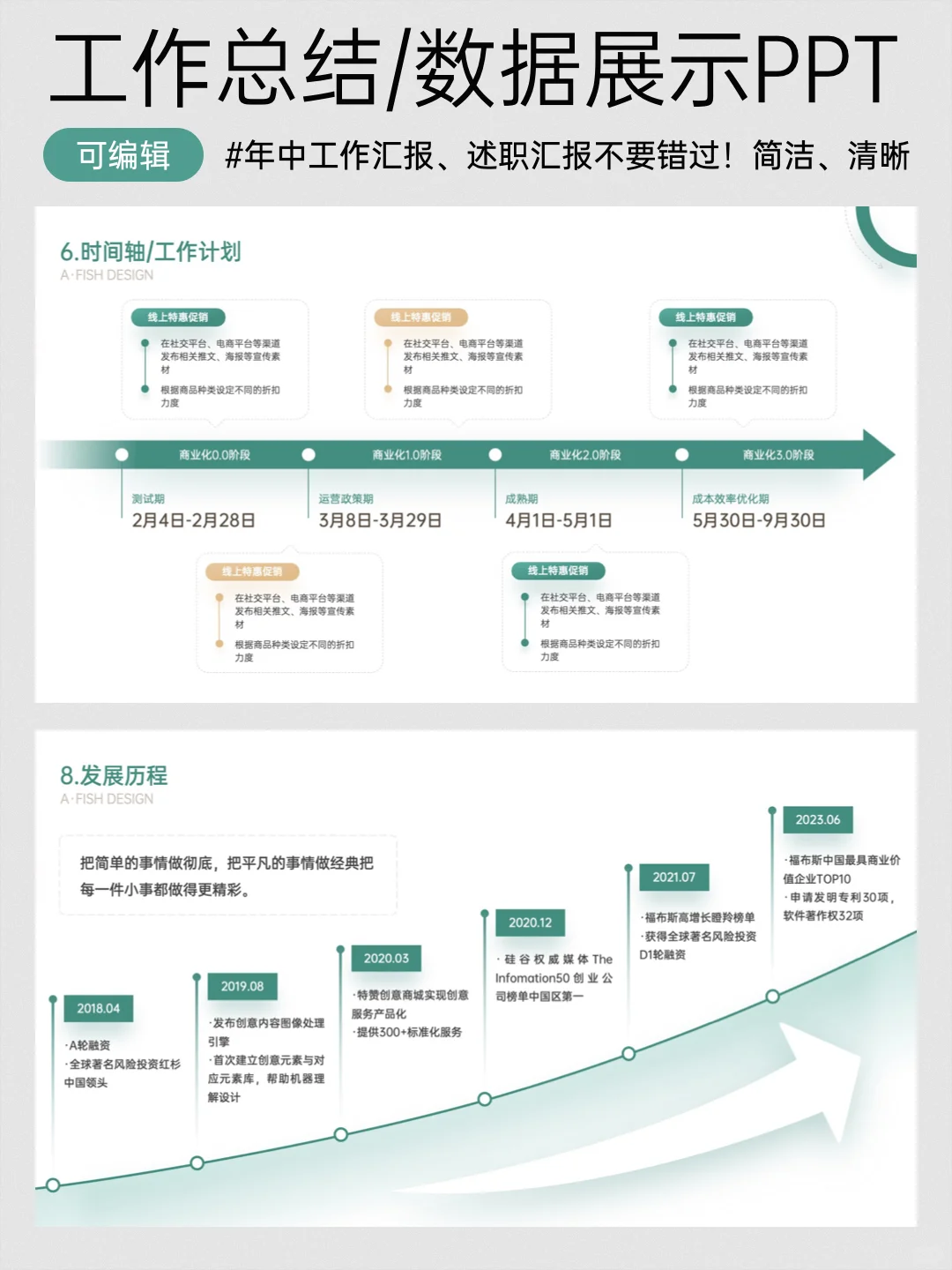时间轴PPT这样做，领导超爱❗️➡️