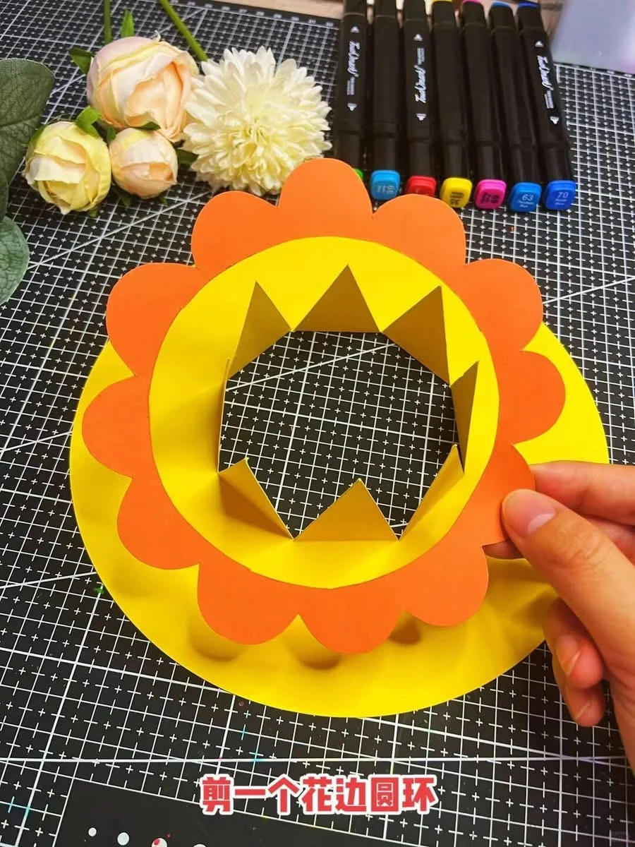 十分简单的花帽子，只要肯动手就能做到