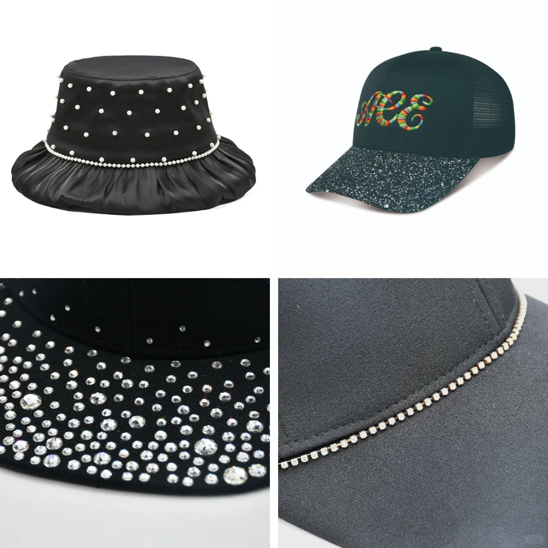 快来看帽子的四种装饰工艺~