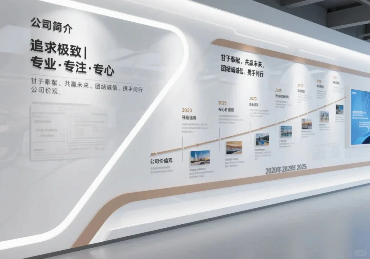 企业文化墙设计 | 极简设计里的高级企业