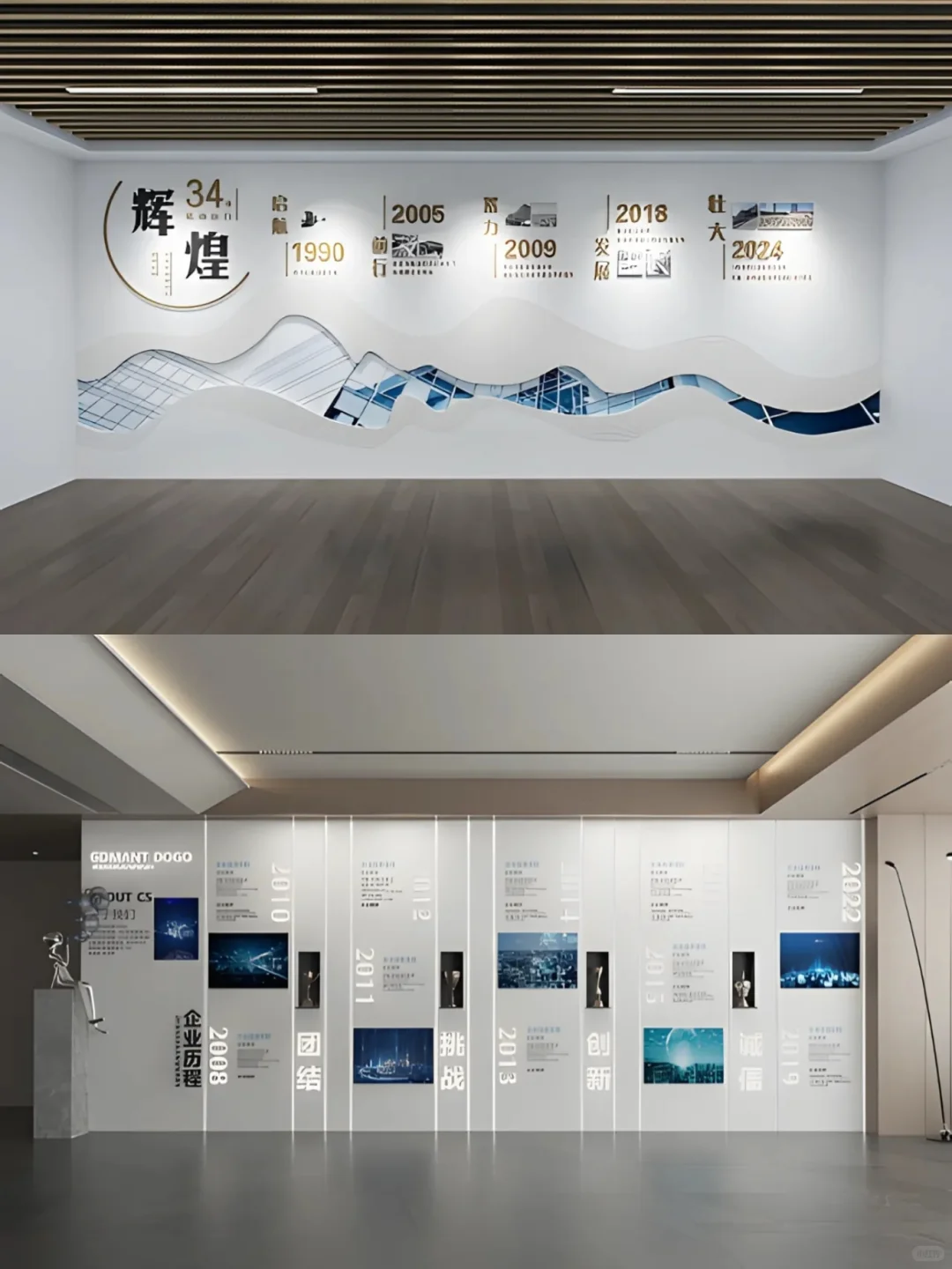 ?【企业历程墙：岁月见证，梦想启航】