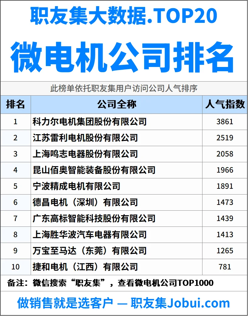 2025年中国微电机公司排行榜