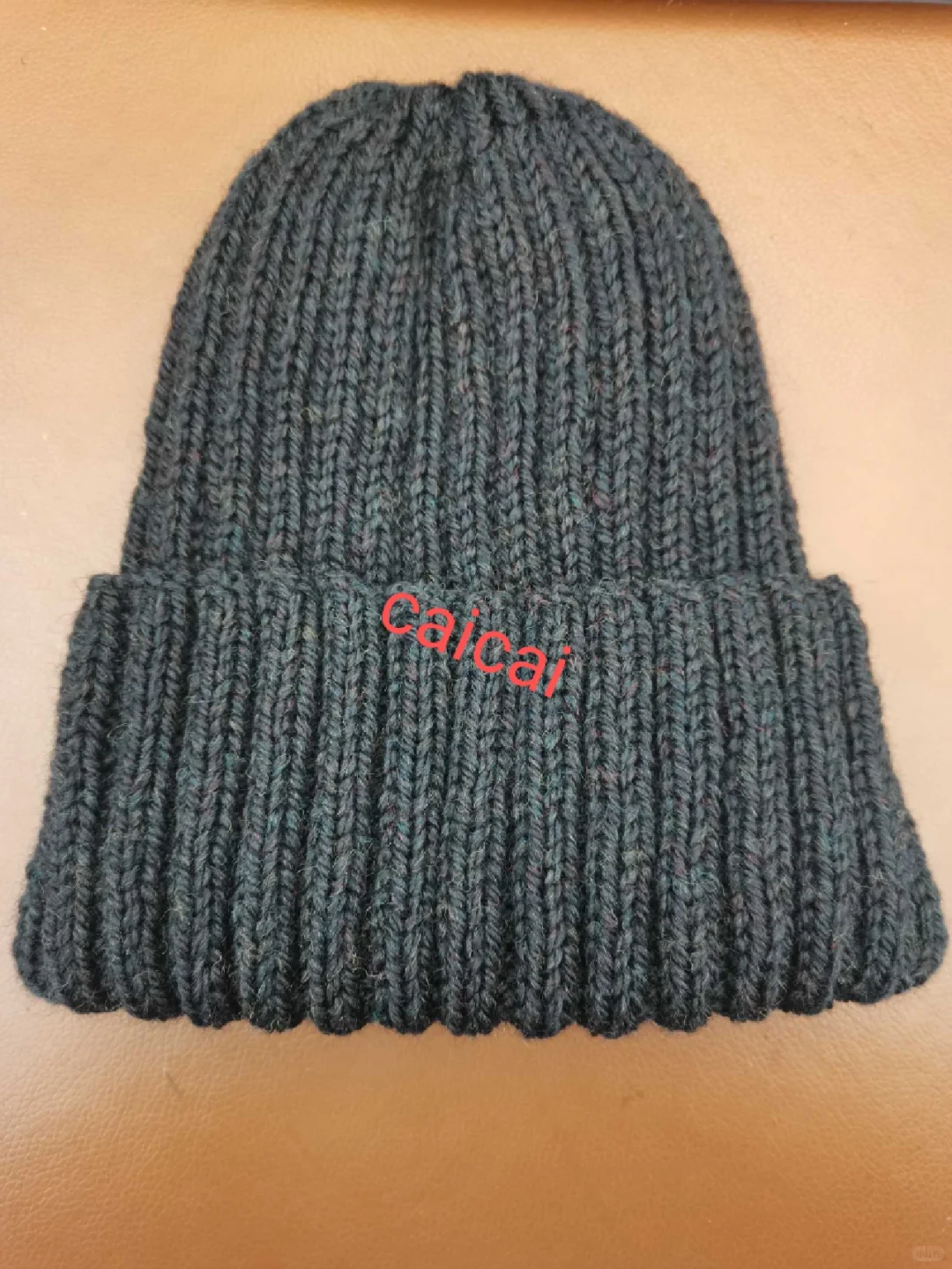 棒针双螺纹帽子及图解??☀️☀️?