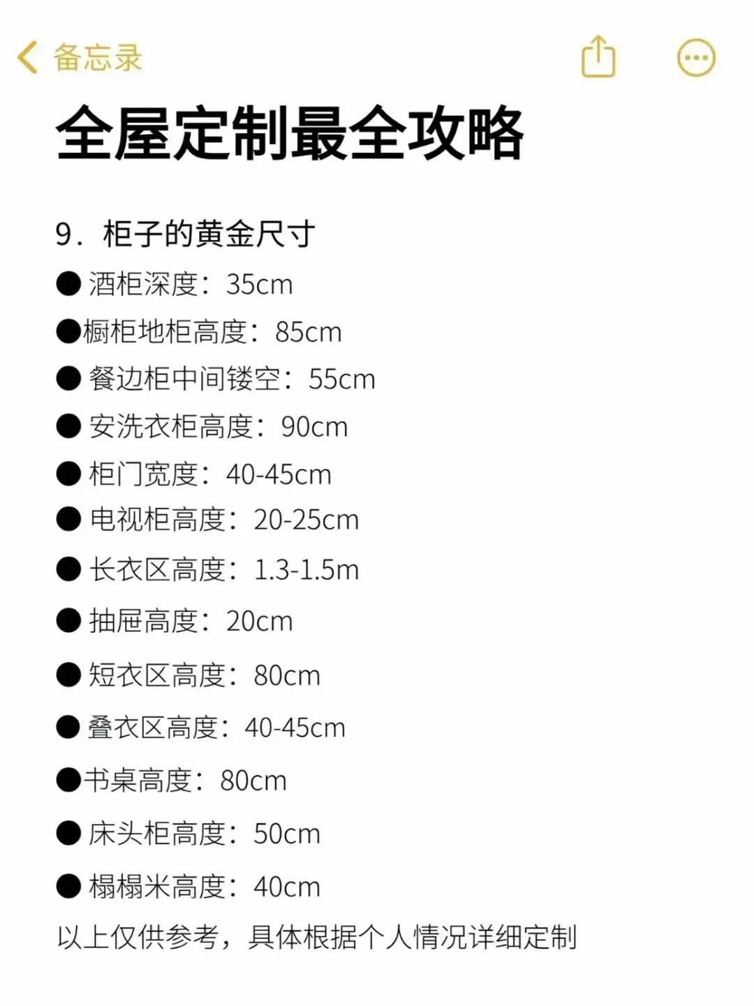 定柜子前一定要做的功课‼️