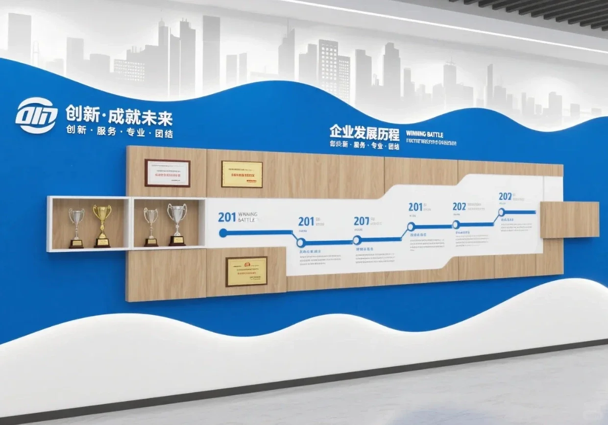 公司文化墙怎么设计?这组方案超“专业感”