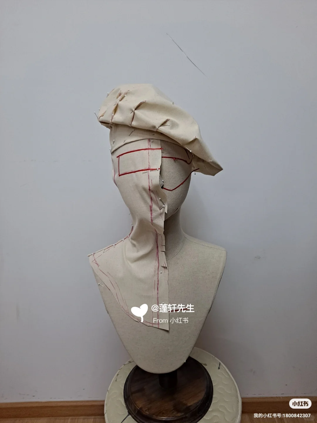 11.12周日，帽子头饰立裁线上课开课咯