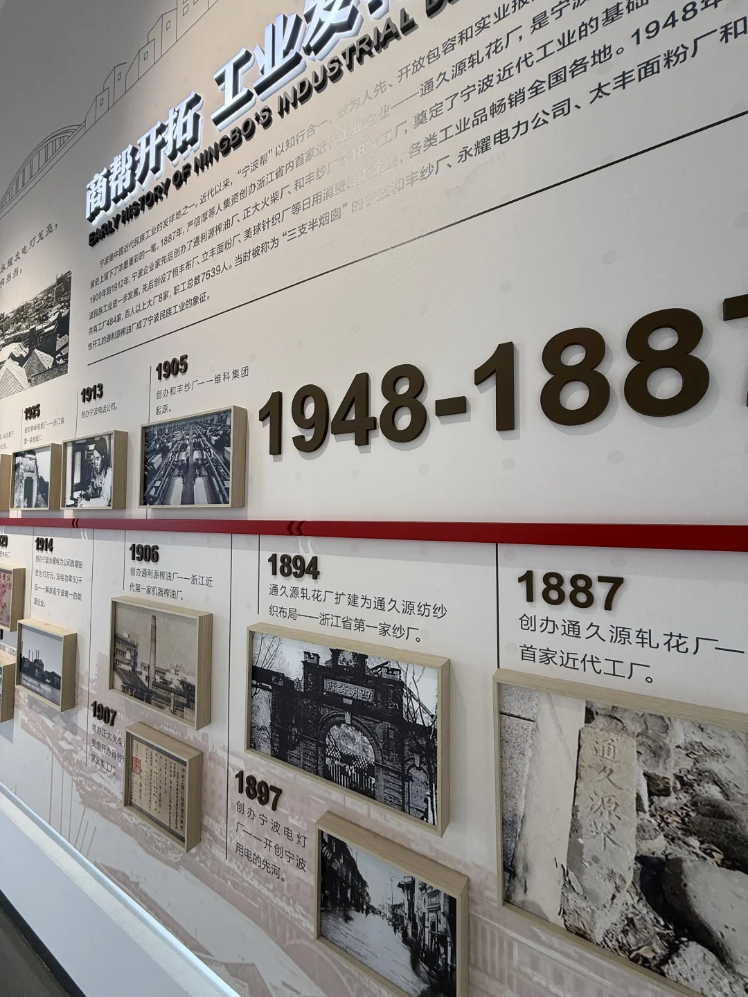 目视化—发展历程墙