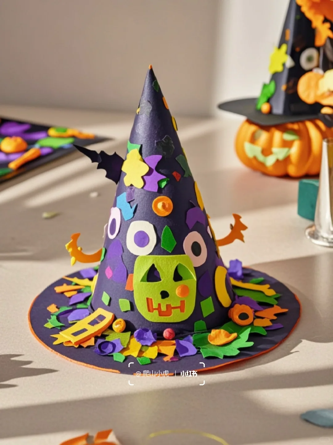 ?万圣节手工‼️创意巫师帽DIY✨✨✨