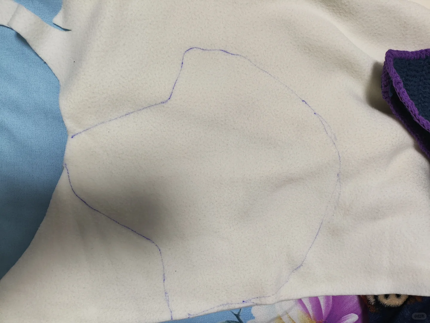 飞行员帽子附里衬教程