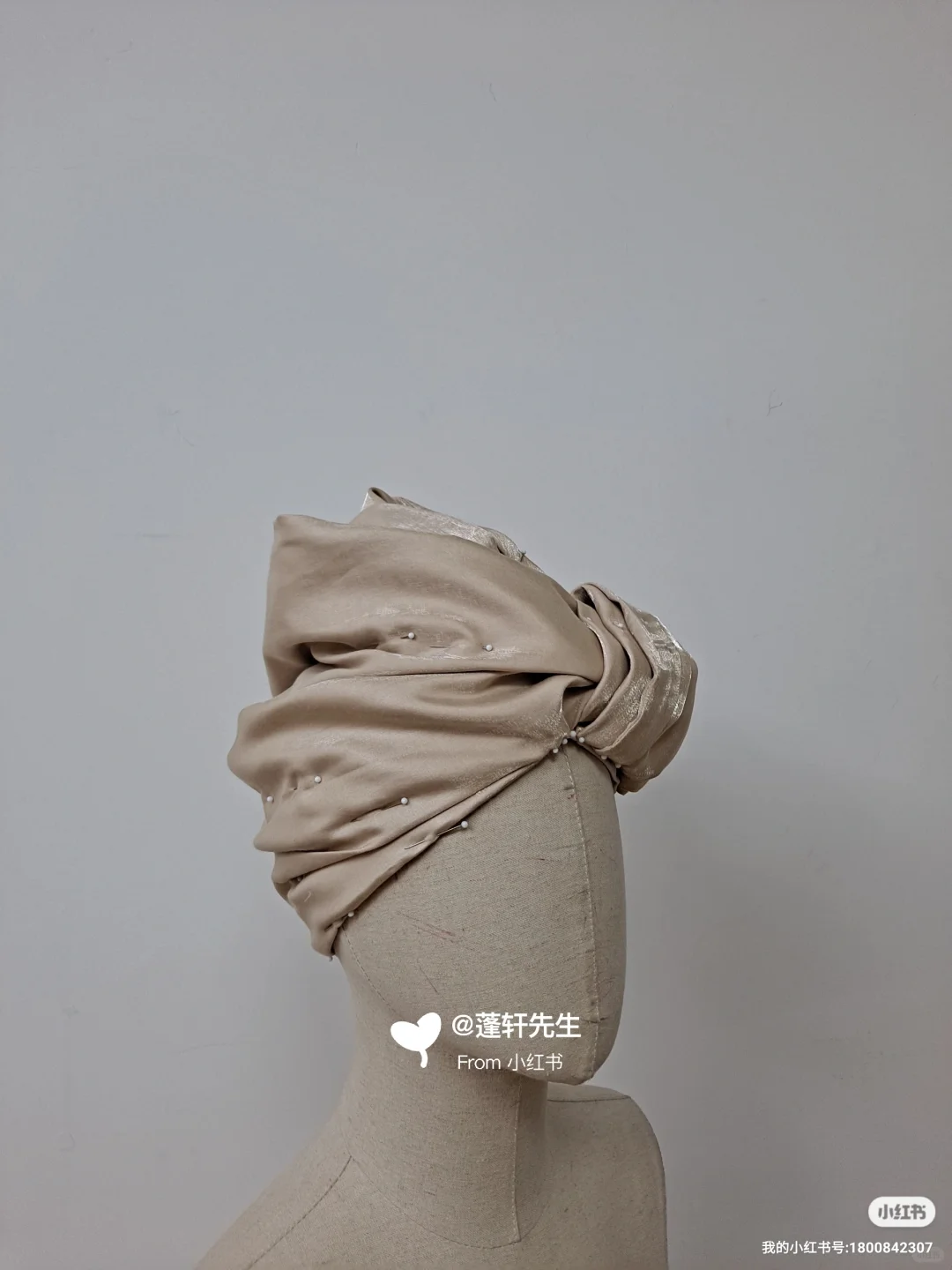 11.12周日，帽子头饰立裁线上课开课咯