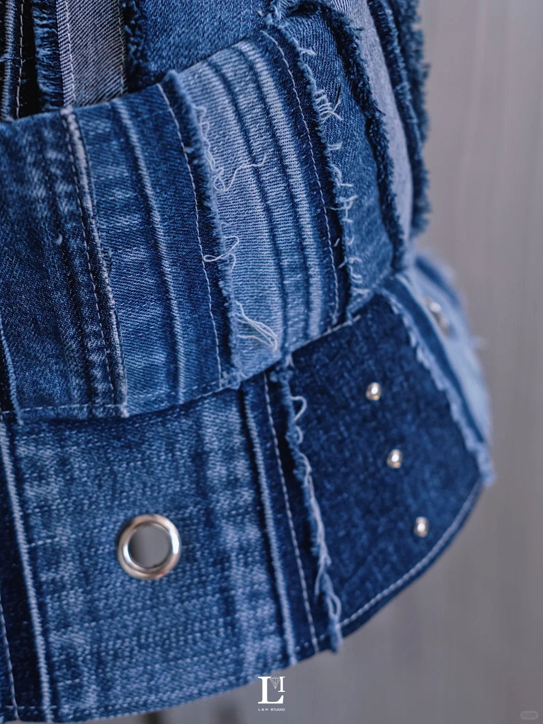 失败了n次我终于学会用牛仔裤改造帽子啦❗️