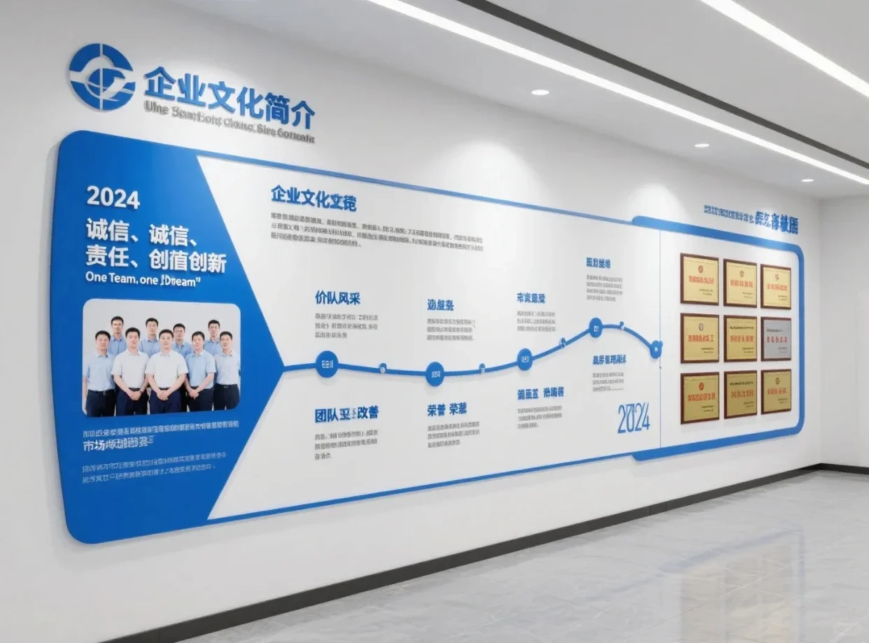 ? 绝了!这面企业文化墙把团队魂都装进去了