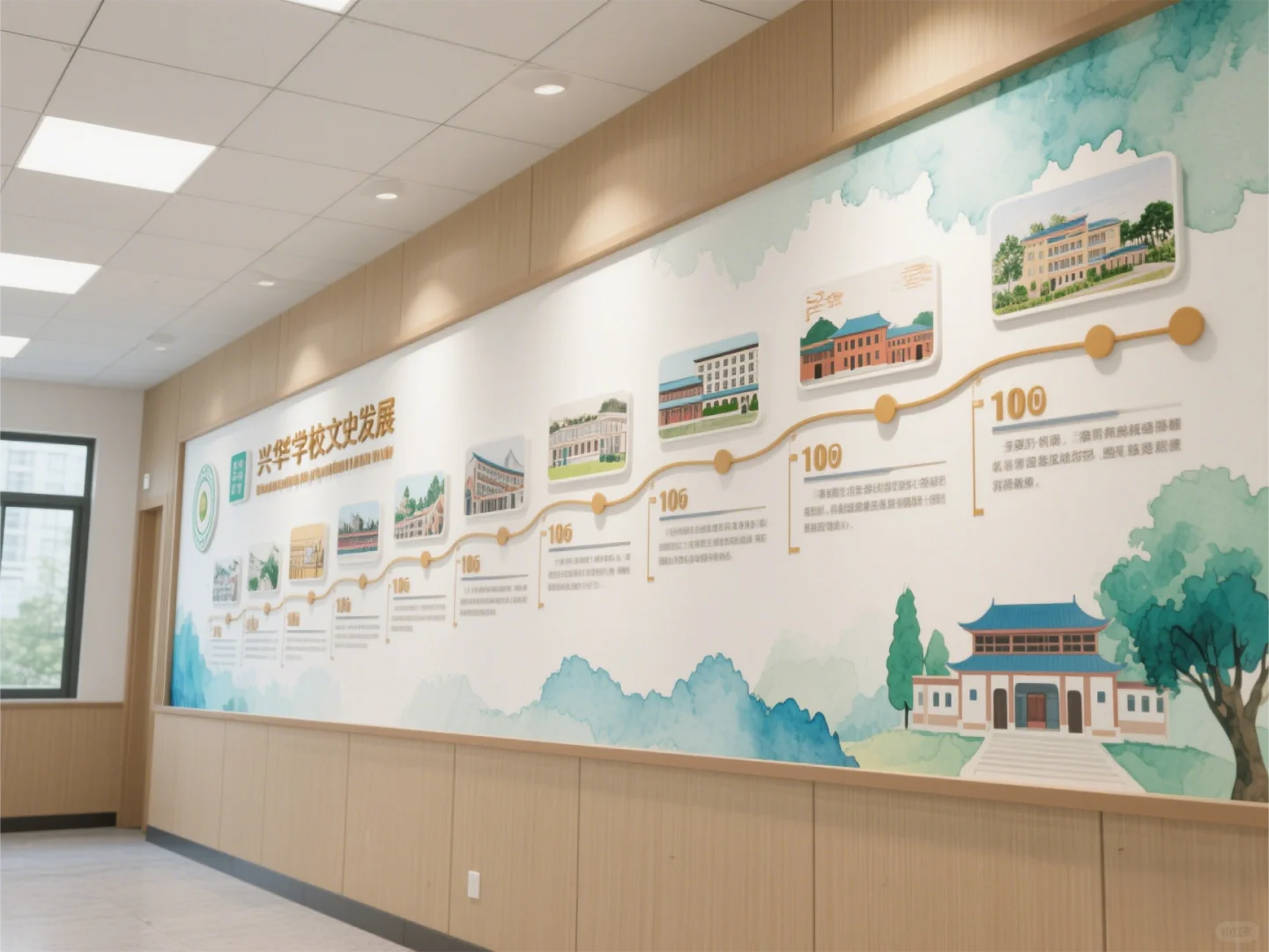 定制高级校园文化墙