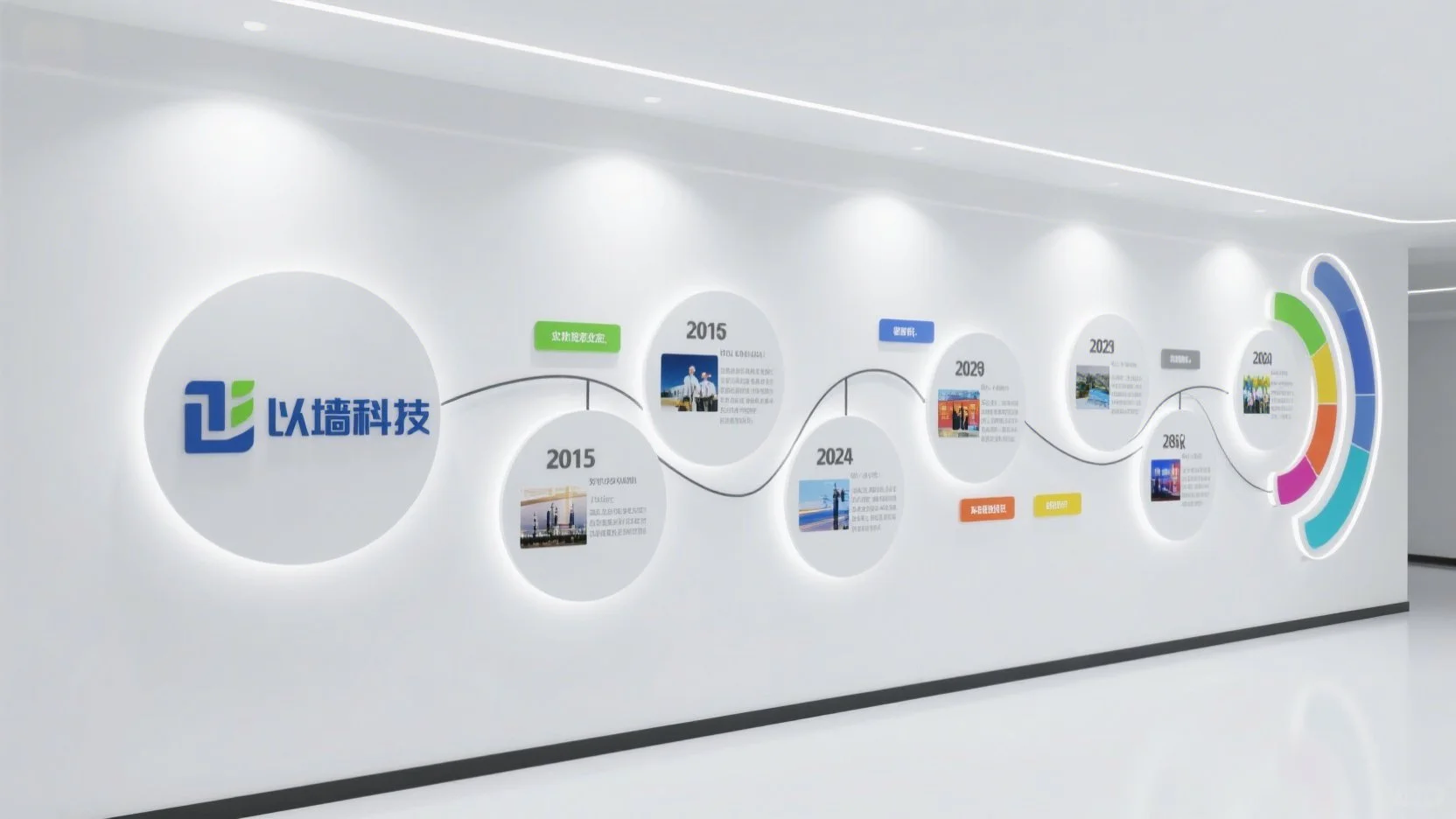 发展历程文化墙，不一样的才叫实力