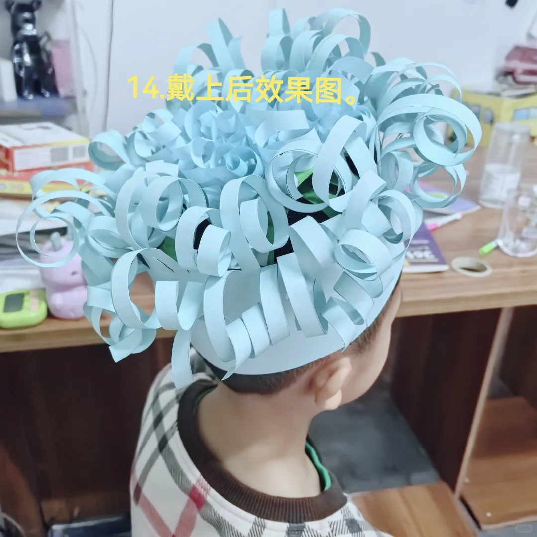 二月二龙抬头创意手工帽子