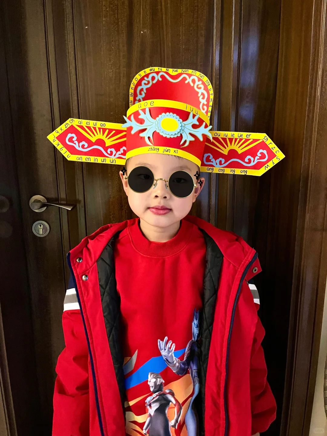 状元帽手工帽拼音闯关帽