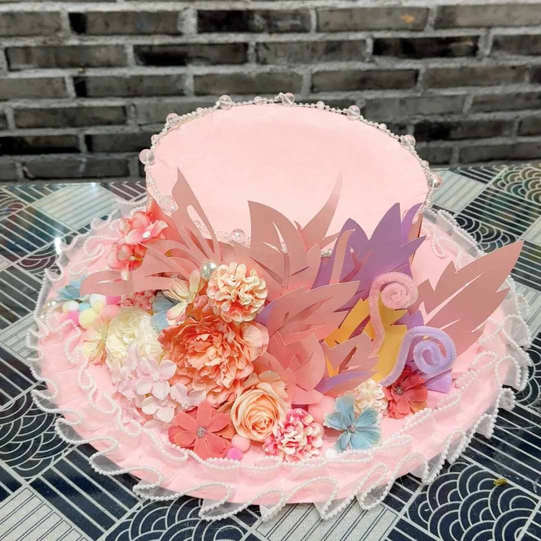 做完太美啦！手工帽子