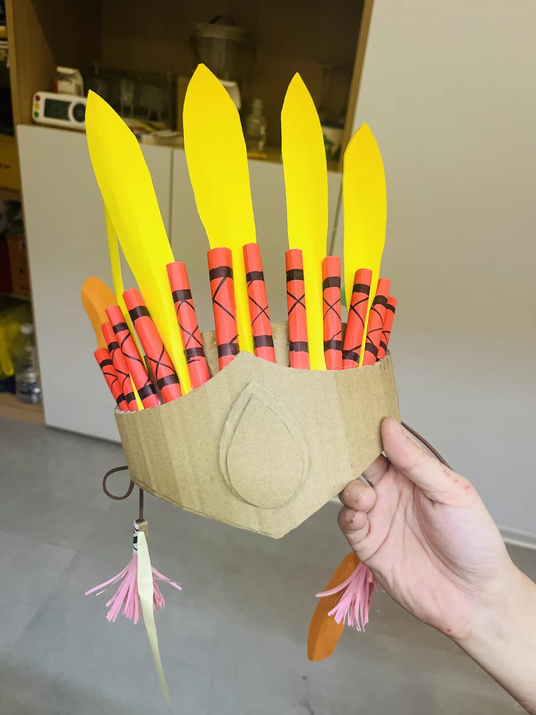 印第安头饰，有纸就能做！