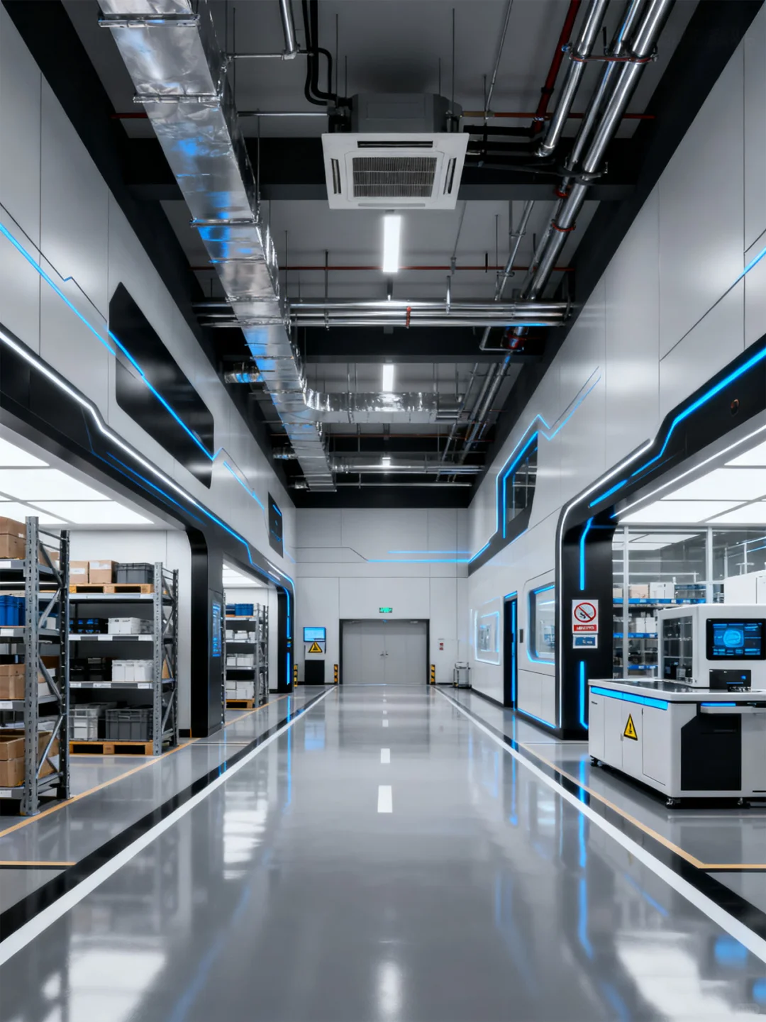 工厂/厂房/车间装修设计案例-梦启装饰设计