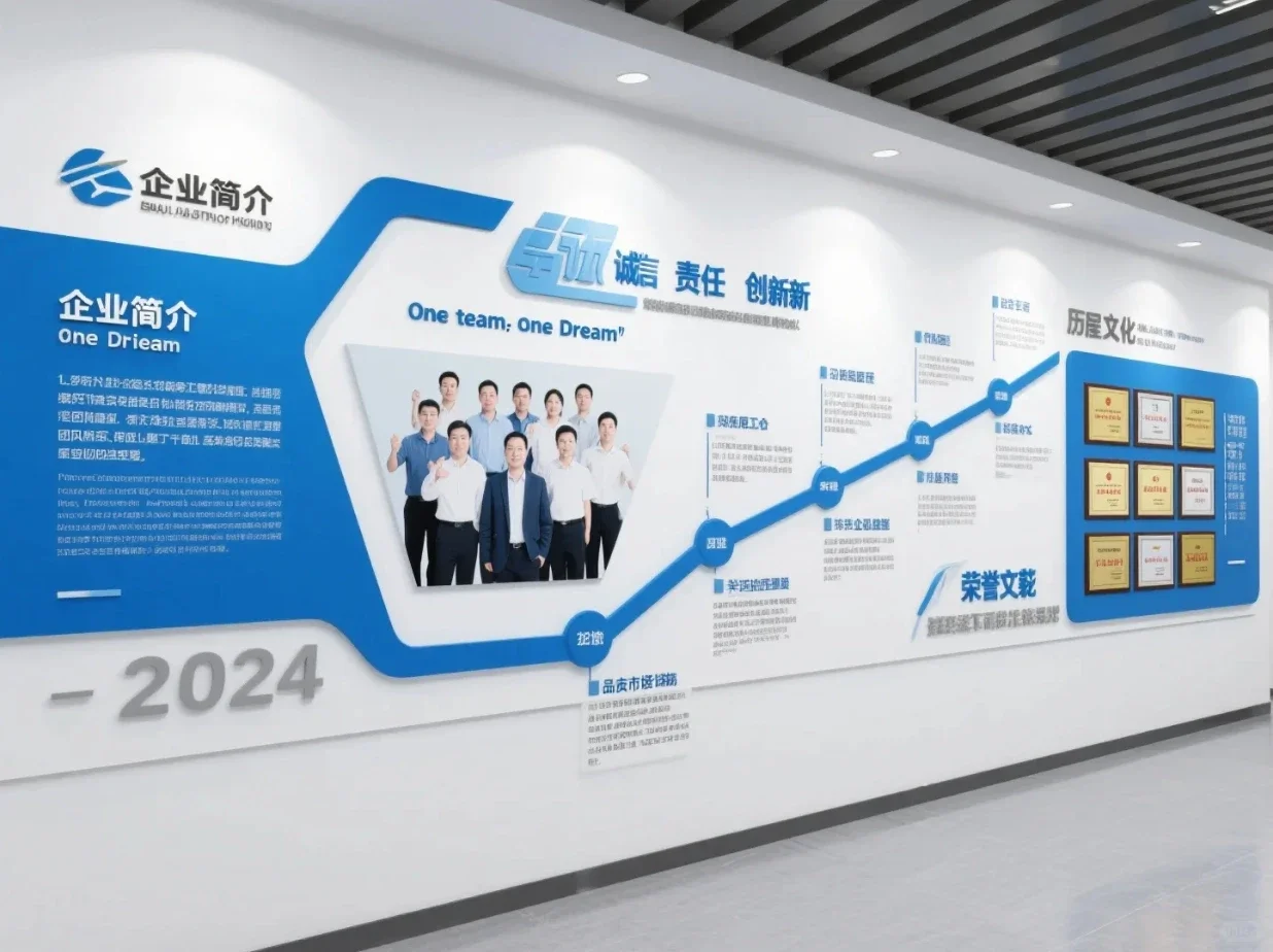 ? 绝了!这面企业文化墙把团队魂都装进去了