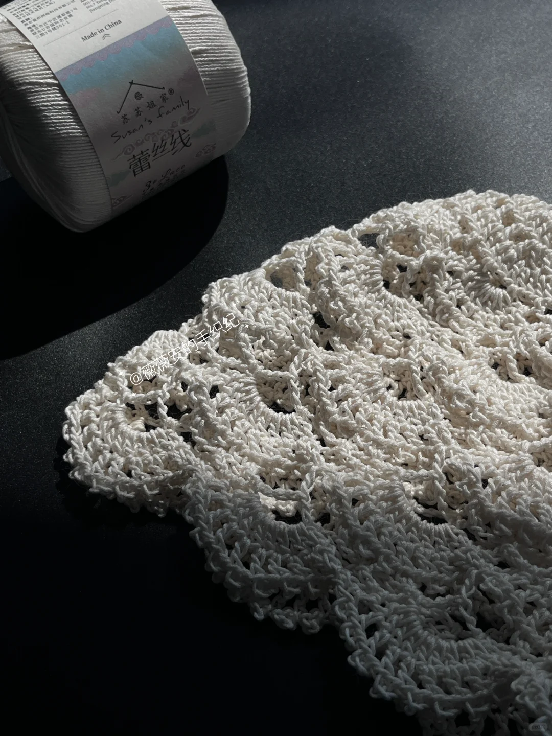 有被这蕾丝帽美哭 确定不钩一顶？［图文教程］