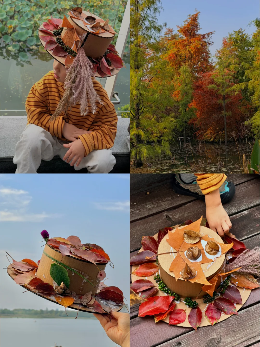 我们用秋天做了一顶帽子