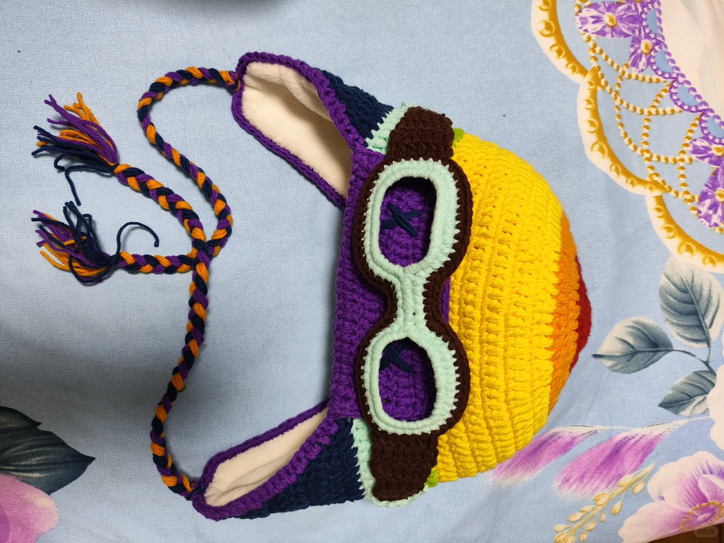 飞行员帽子附里衬教程