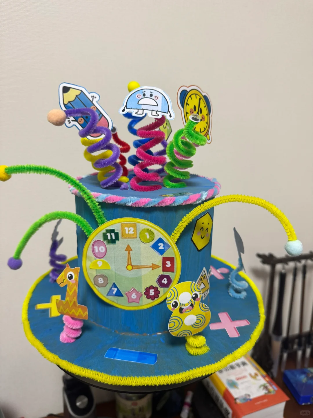 数学元素帽子手工制作