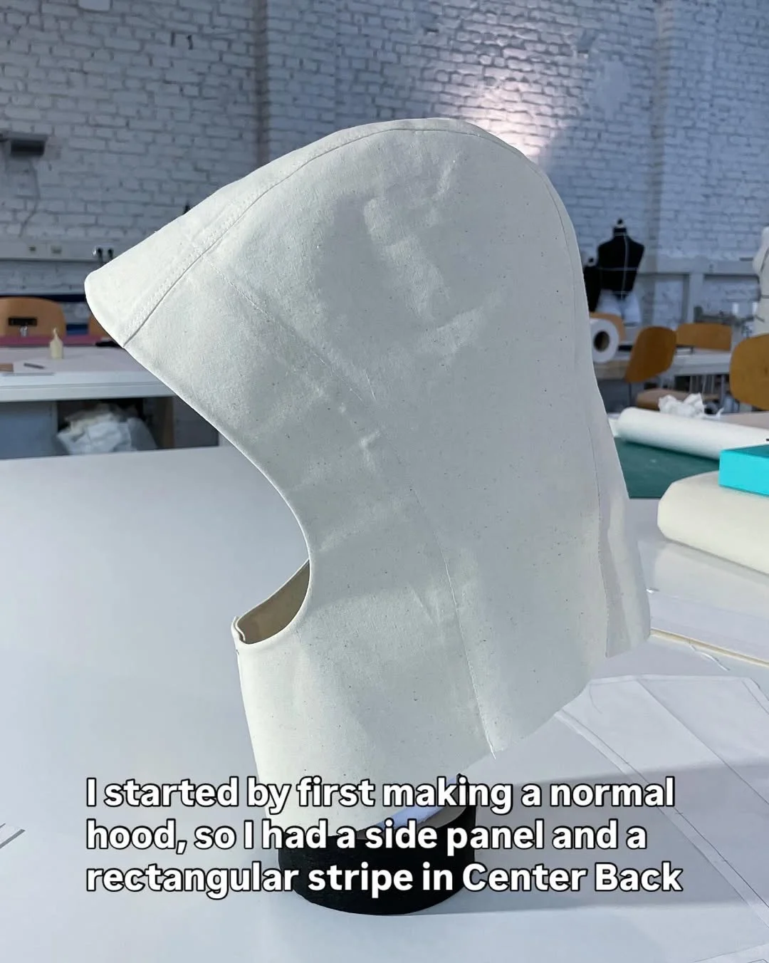 服装制版解析｜风帽制作
