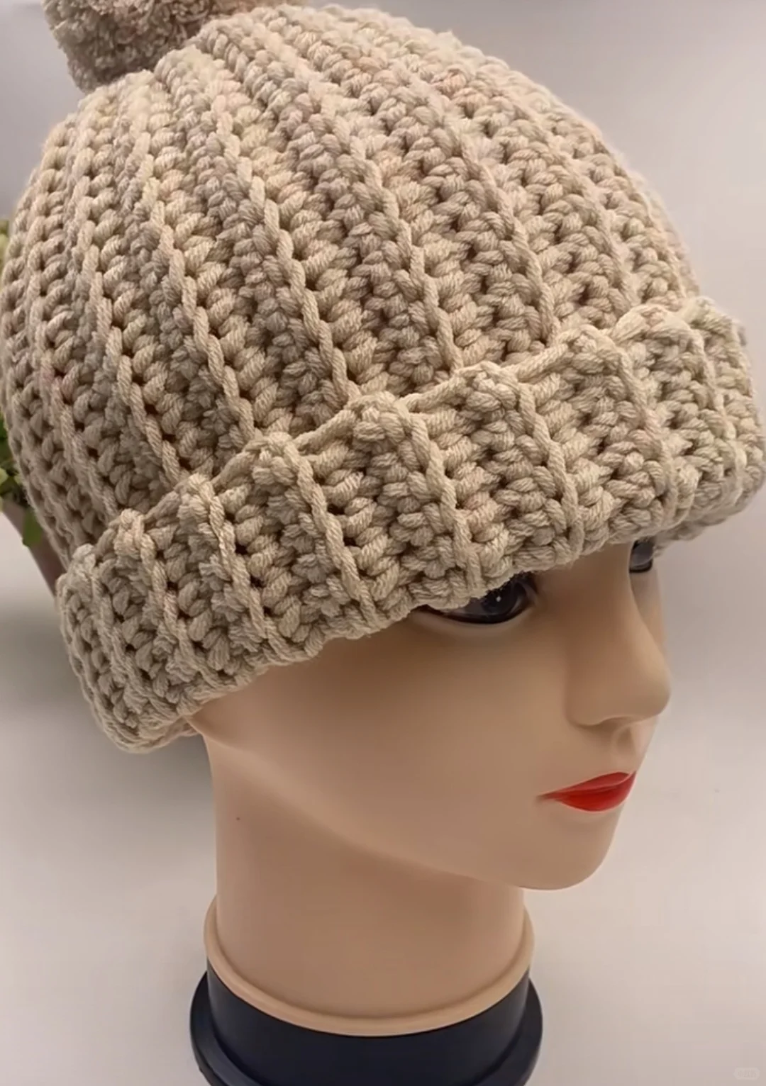 极简鱼骨帽子钩织自学教程设计