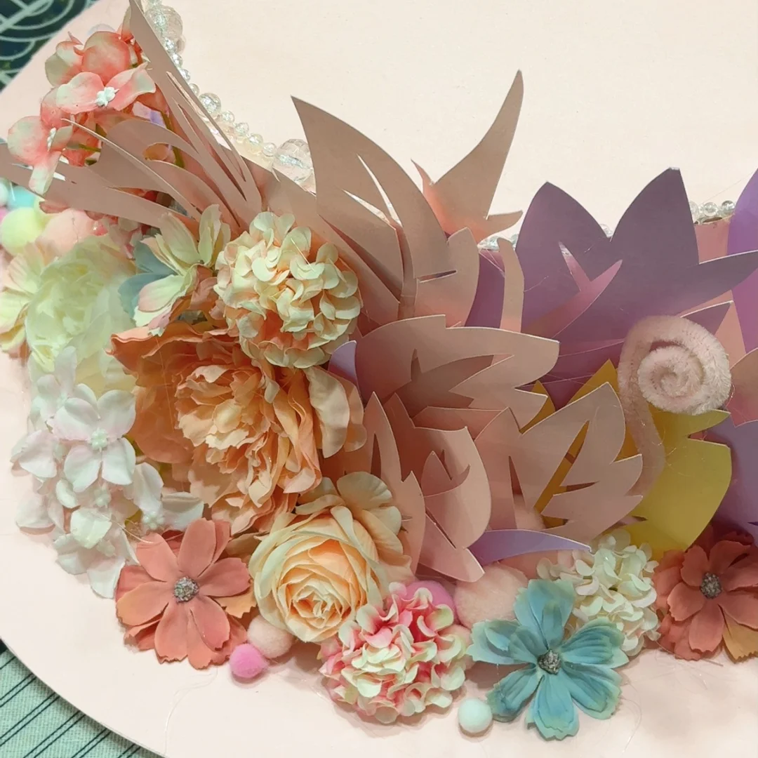 做完太美啦！手工帽子