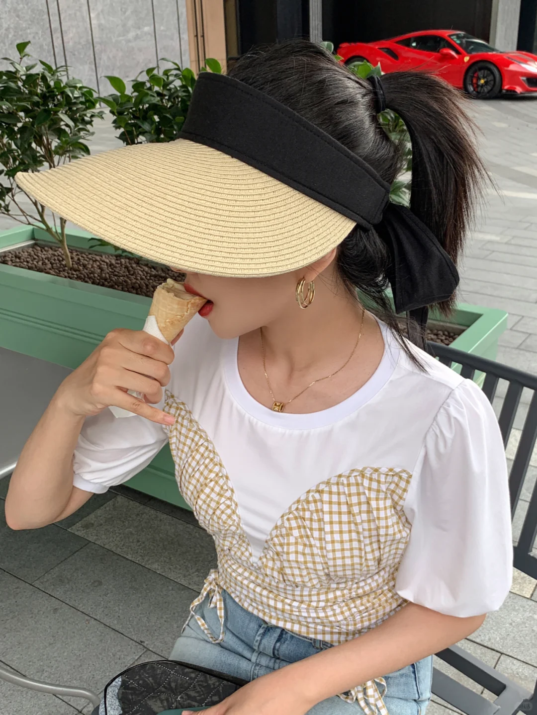 天然纸草草帽?非常修饰脸型?